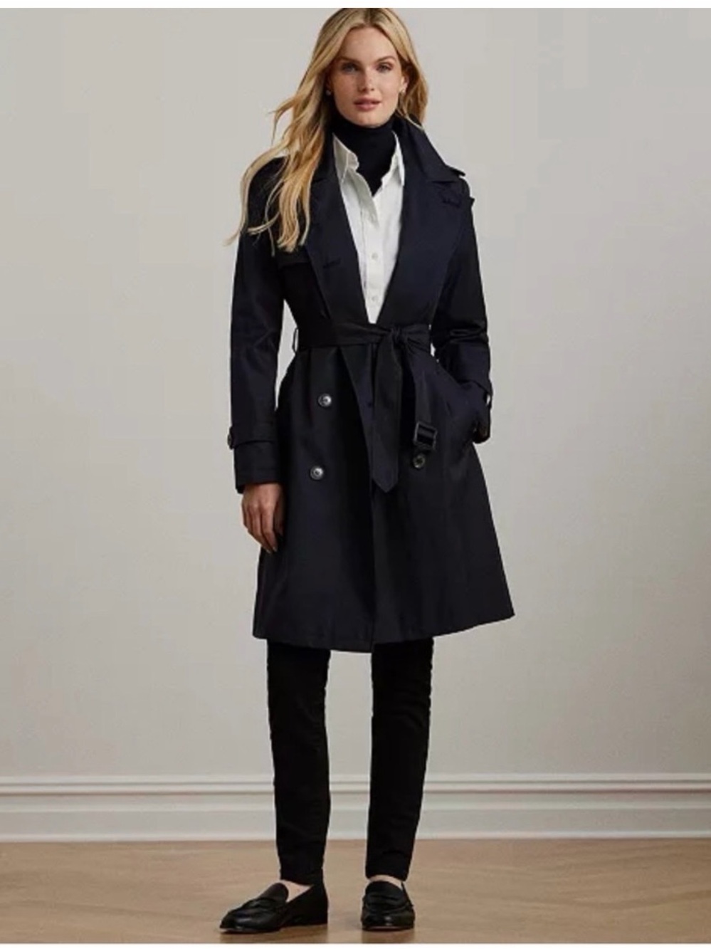 Ralph Lauren Fine Twill Trench Coat NWT
